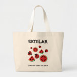 Funny Ladybug and Watermelon Design Bag bags