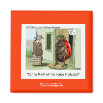 Funny Ladybug Cartoon On Quality Novelty Magnet