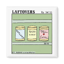 Funny Laftovers Cartoon Baby Corn Fridge magnets