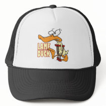funny lame duck cartoon mesh hats