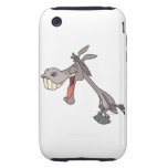 funny laughing donkey cartoon character iphone 3 tough cover