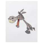 funny laughing donkey cartoon character flyers
