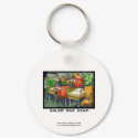 Funny Lawyer Cartoon Keychain "Salad Bar Exam" by beardiethor123 Funny Lawyer Cartoon Keychain "Salad Bar Exam"