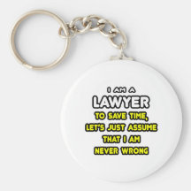 Funny Lawyer T-Shirts and Gifts Key Chains