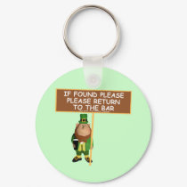 Funny leprechaun keychains