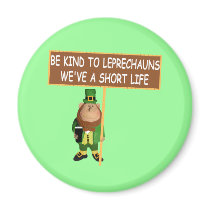 Funny Leprechaun Fridge Magnets
