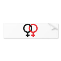funny lesbian icon bumper stickers