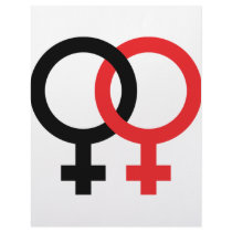 funny lesbian icon letterhead