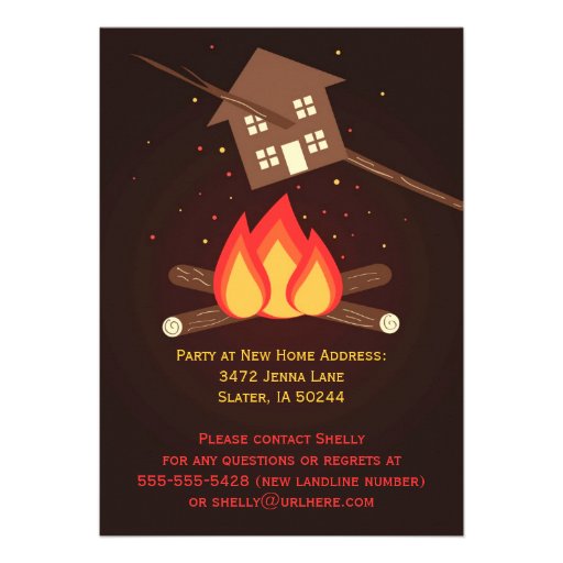 Funny Literal Housewarming Party Invitations