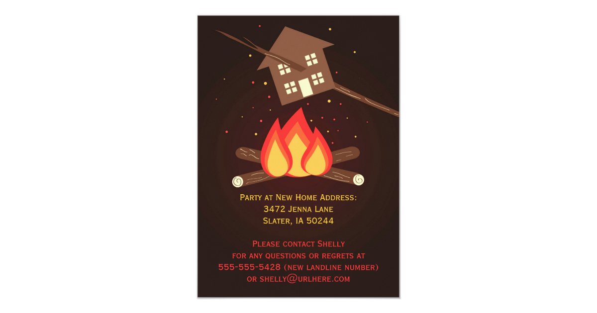 Funny Literal Housewarming Party Invitations Zazzle 