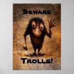 Funny Little Troll Posters