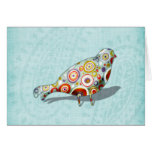 Funny Little Whimsical  Bird Card