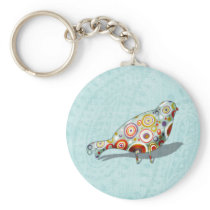 Funny Little Whimsical  Bird Key Chain