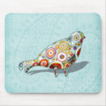 Funny Little Whimsical  Bird mousepads