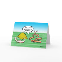 Funny Lizard Greeting card