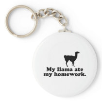 Funny Llama Keychain