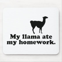Funny Llama Mouse Pad