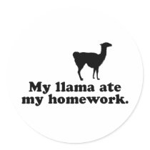 Funny Llama stickers