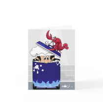 Funny Lobster Greeting Cards