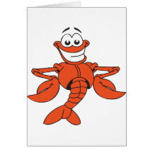 Funny Lobster Card