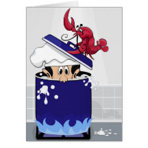 Funny Lobster Greeting Cards