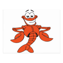Funny Lobster postcards