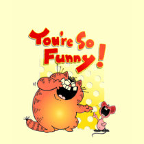 Funny LOL Cartoon Cat + Mouse | Cartoon Cat t-shirts