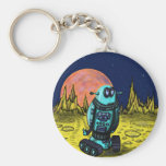 Funny lonely robot keychain design