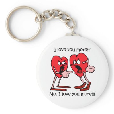 Funny love keychain