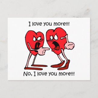 Funny love postcard