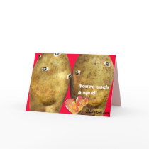 Funny Love Potatoes Valentine Card by zooogle Funny Love Potatoes Valentine Card