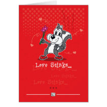 Funny Love Stinks Greeting Card cards