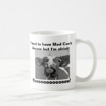 Funny Mad Cow Mug