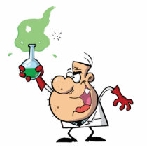 Funny Mad Scientist Holding Green Potion photo sculptures by doonidesigns Funny Mad Scientist Holding Green Potion photo sculptures