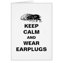 Funny Magicicada - Cicada Emergence - Keep Calm Greeting Card