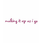 funny making it up as i go lifestyle tee
