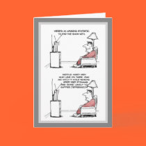 Funny Male Birthday Card - Middle Age