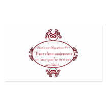 Funny Mama quotes on t-shirts & gifts for her. Business Card