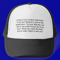 Funny Man's Best Friend Hat hats