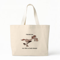 Funny Marathon Canvas Bags