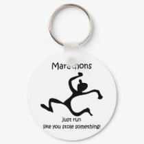 Funny marathon keychains by runnersboutique Funny marathon keychains
