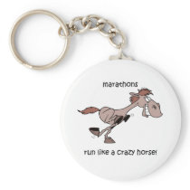 Funny marathon keychain