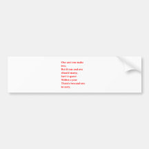 funny math joke bumper sticker