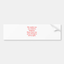 funny math joke bumper sticker
