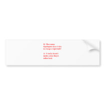 funny math joke bumper sticker