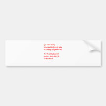 funny math joke bumper sticker