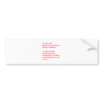 funny math joke bumper stickers