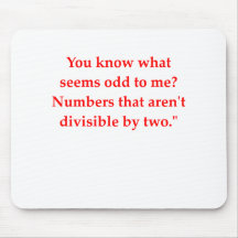 funny math joke mousepad