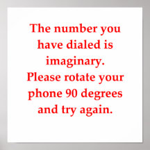 funny math joke poster