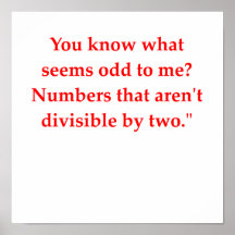 funny math joke poster